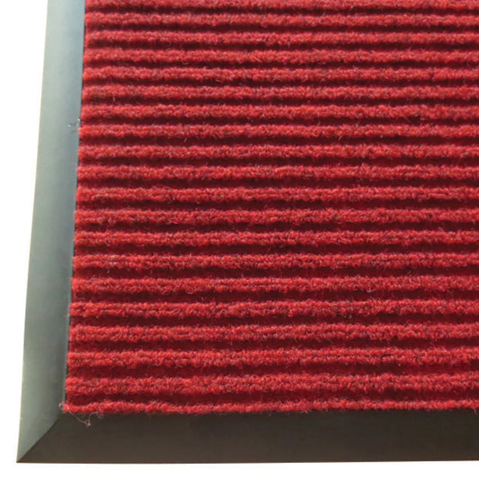 Winco FMC-310C to 46U, 3x5'-4x6' Charcoal/Burgundy Carpet Floor Mats