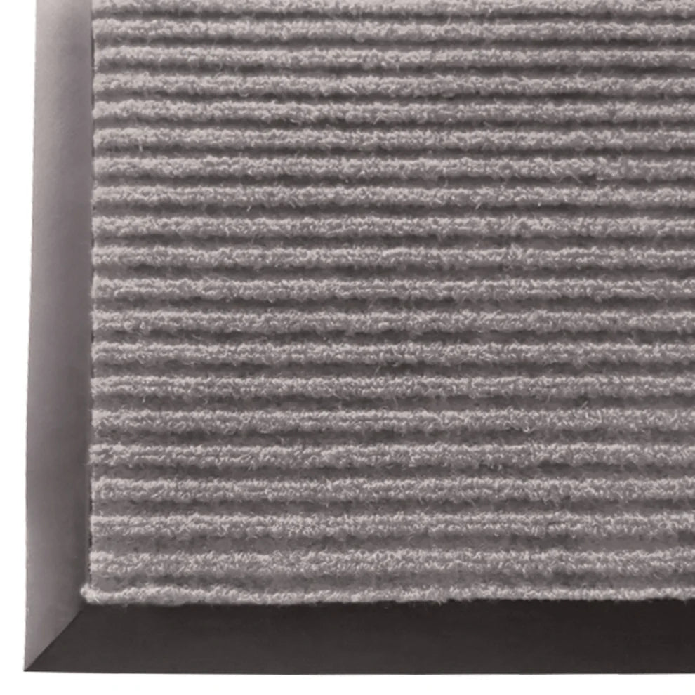 Winco FMC-310C to 46U, 3x5'-4x6' Charcoal/Burgundy Carpet Floor Mats