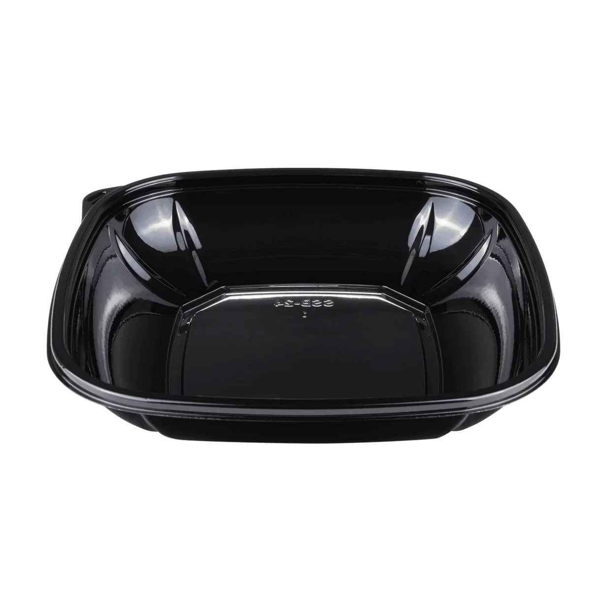 Square Disposable Plastic Salad Bowl For Meal Prep and Takeout