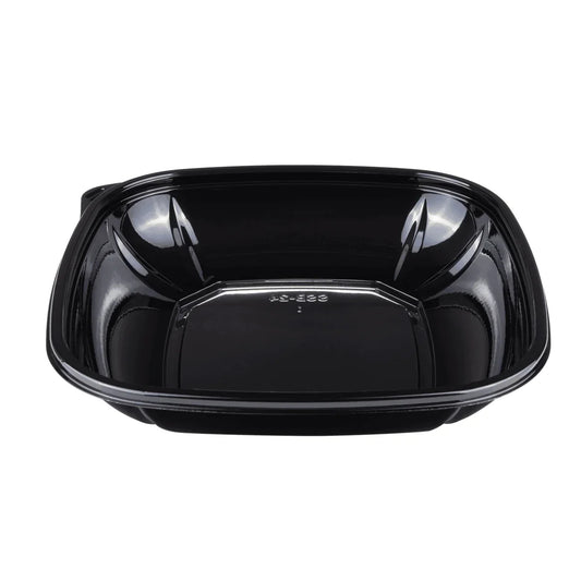 Square Disposable Plastic Salad Bowl For Meal Prep and Takeout
