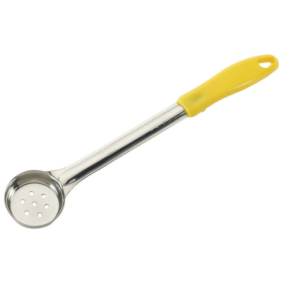 Winco FPP-1 to FPS-8, 1-8oz S/S One-piece Diff Colors Perf Food Portioner