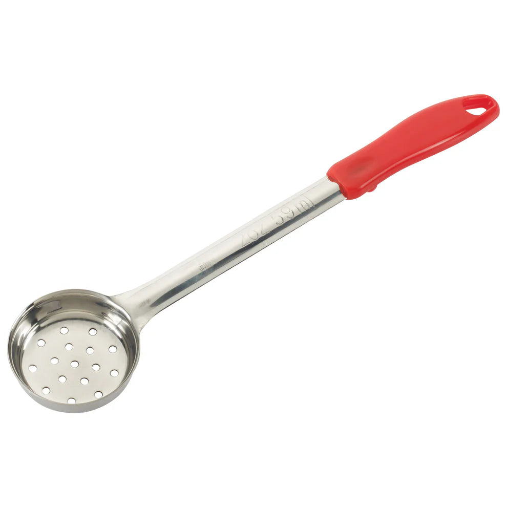 Winco FPP-1 to FPS-8, 1-8oz S/S One-piece Diff Colors Perf Food Portioner