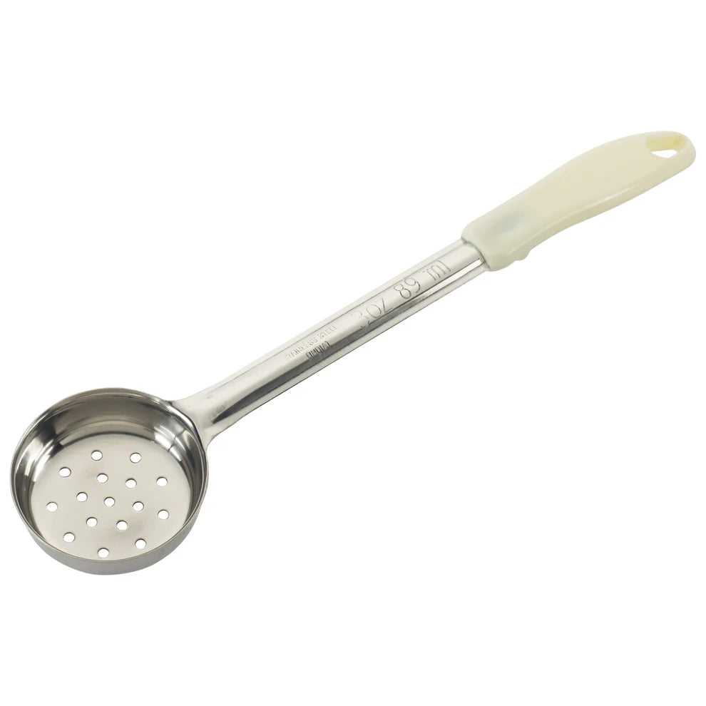 Winco FPP-1 to FPS-8, 1-8oz S/S One-piece Diff Colors Perf Food Portioner