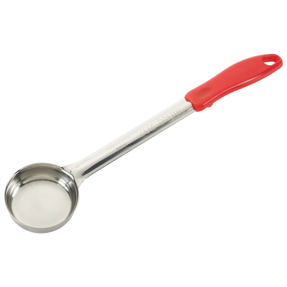 Winco FPP-1 to FPS-8, 1-8oz S/S One-piece Diff Colors Perf Food Portioner
