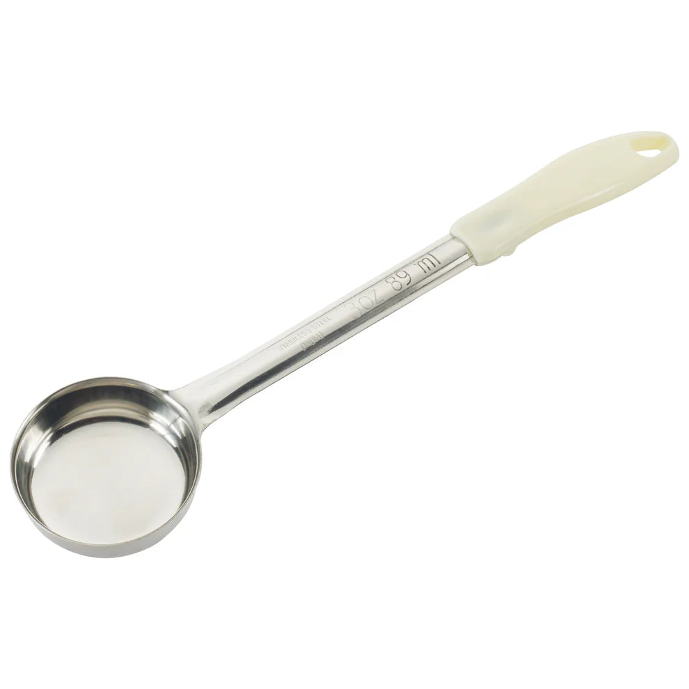Winco FPP-1 to FPS-8, 1-8oz S/S One-piece Diff Colors Perf Food Portioner