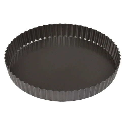 Winco FQP-10 to 8, 4-12" 2pcs/set Non-stick Carbon Steel Quiche Pans