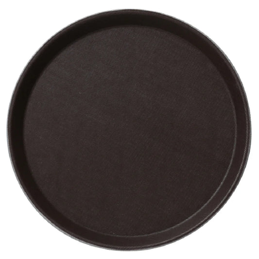 Yanco Serving Tray FT-1100 is a durable and stylish choice for serving food and beverages in any setting. Made from high-quality fiberglass, this 11" round tray is built for long-lasting use, making it ideal for restaurants, catering services, and event venues. Its brown finish adds a touch of sophistication, seamlessly blending into both casual and formal dining environments. Designed for ease of handling and transport, this tray ensures efficient and professional service.