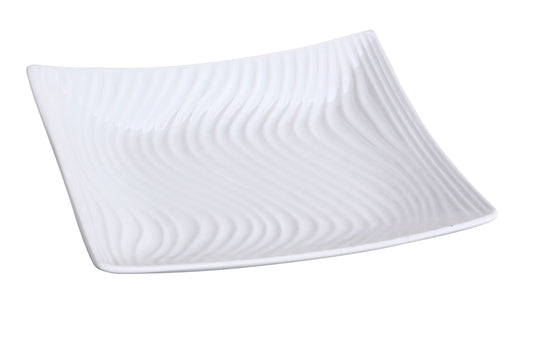 Yanco Square Plate FU-1110 is an elegant and reliable addition to your tableware collection. These plates are made from high-quality porcelain with a stylish glaze finish. Porcelain features excellent resistance to mechanical damage and temperature. You can use this stylish white plate to serve any dish you want. For example, you can use it for serving sushi, salads, pasta or hot meals. All Fuji collection items would be a stylish choice for any table setting. 