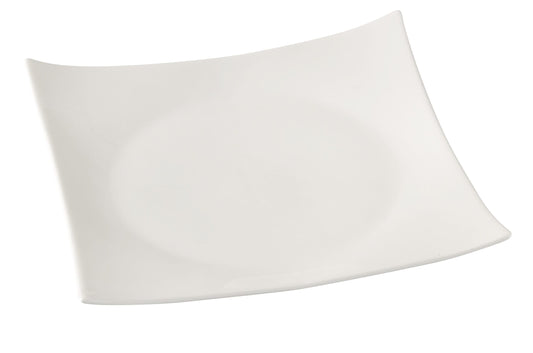 Yanco Square Sushi Plate FU-112 is an elegant and versatile addition to any dining establishment. Crafted from high-quality bone white porcelain, this plate enhances the presentation of sushi and other small appetizers. Its sleek square design adds a modern touch to fine-dining restaurants, sushi bars, and banquet halls. Designed for both durability and style, this plate is dishwasher safe, oven safe, and microwave safe, making it a practical choice for both personal and commercial use.