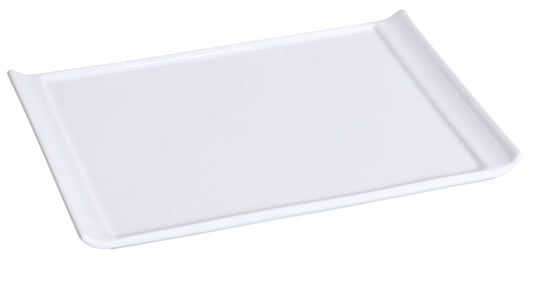 Yanco Rectangular Display Plate FU-1310 is an elegant and versatile addition to any restaurant or banquet hall. Measuring 10 1/4" Length x 7" Width, this high-quality porcelain plate features a sleek bone white finish, making it ideal for presenting any course with sophistication. Part of the Fuji collection, its rectangular design enhances the visual appeal of your dishes, making it perfect for fine-dining establishments and upscale catering events.