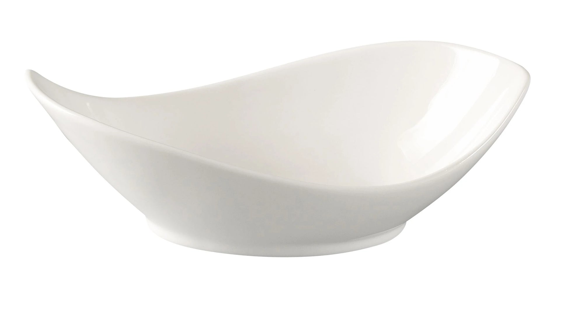 Yanco Salad Bowl FU-708 is an essential serveware in both home and commercial use. Whether you own a classy restaurant, sushi place, diner, cafeteria or catering company, this modern bowl will beautifully present your fresh green, pasta and even hot salads and many other suitable foods to the customers. It is also a great solution for a casual party to serve your guests' favorite snacks. Bone white color and smooth lines of Yanco Fuji collection create a perfect base for your colorful and flavorful dish. 