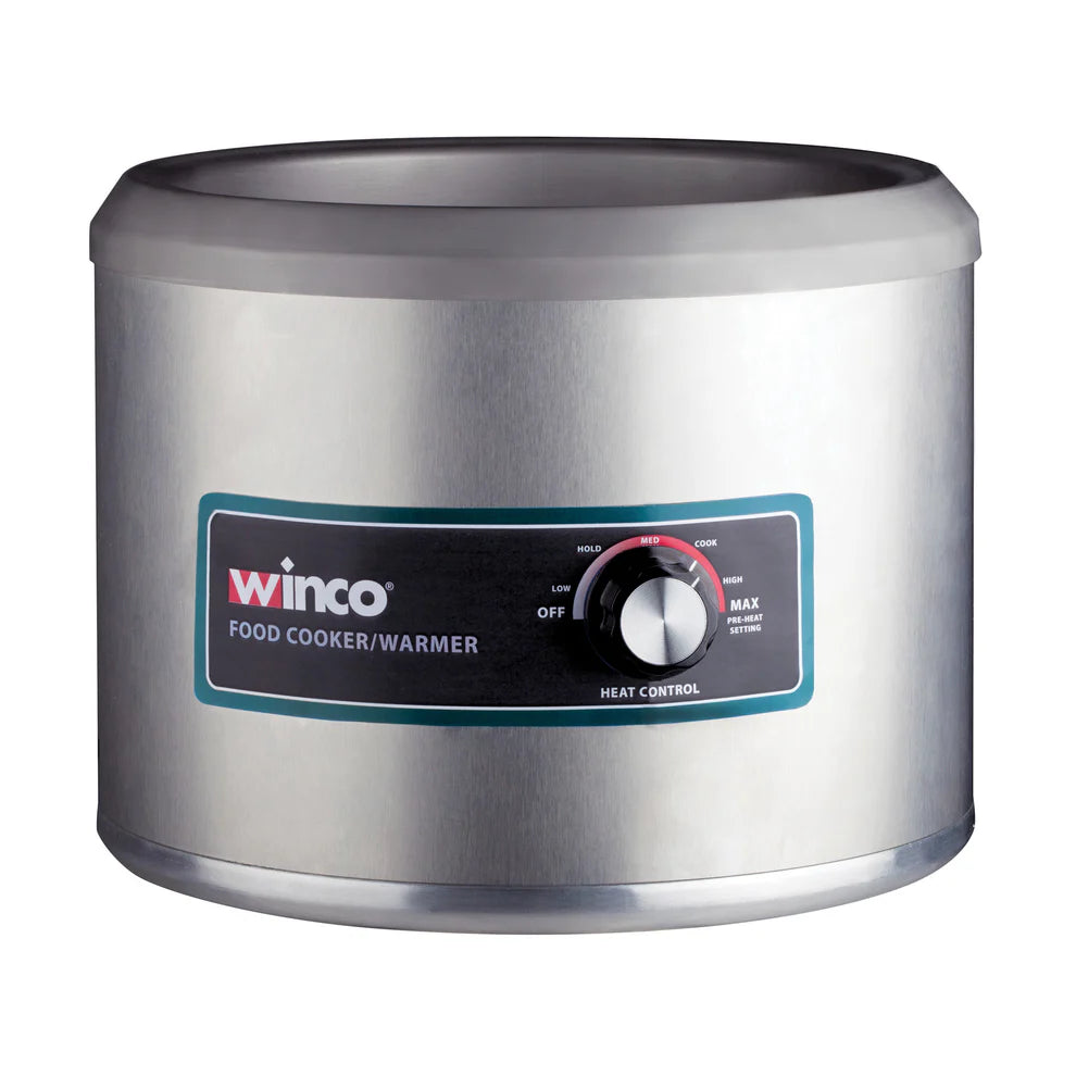 Winco FW-11R500/7R500, 7&11 Qt 120V, 1050/1250W Round Food Warmer