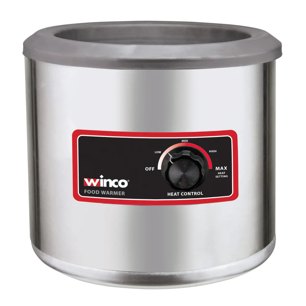 Winco FW-11R250/7R250, 7&11 Qt 120V, 550W/750W Round Food Warmer