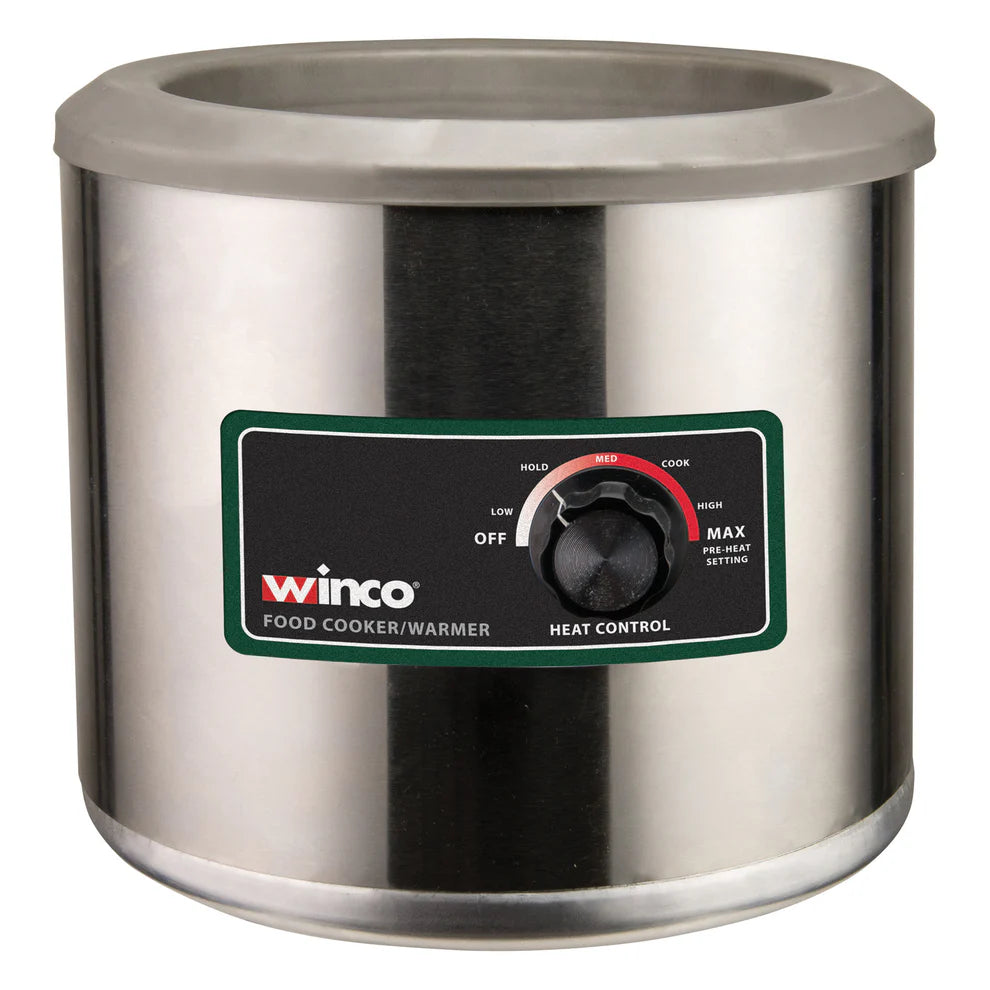 Winco FW-11R500/7R500, 7&11 Qt 120V, 1050/1250W Round Food Warmer