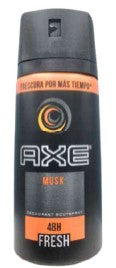 AXE Body Spray Musk 150 ml can with sleek black and gold design