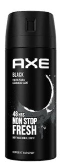 AXE Body Spray Deo Black 150 ml can with sleek black design