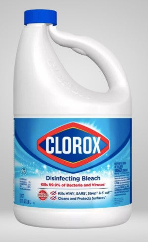 Clorox Concentrated Bleach bottle, Original Scent, 2.4L