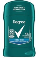Degree Men Invisible Solid Antiperspirant Deodorant in Cool Rush scent, 1.7 oz stick