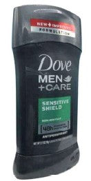 Dove Men+Care Antiperspirant Deodorant Sensitive Shield 2.7 oz with 48-hour protection, gentle formula for sensitive underarm skin