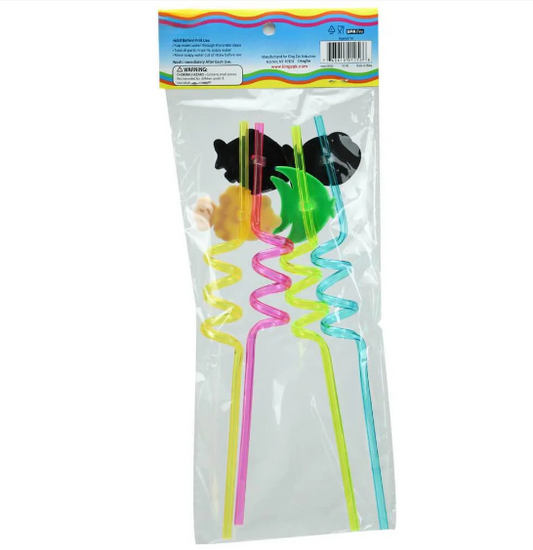 Colorful fun straws with unicorn, fish, and fruit designs. Perfect for parties, birthdays, and events. Reusable, durable, and great for kids and adults to enjoy their favorite drinks.