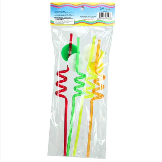Colorful fun straws with unicorn, fish, and fruit designs. Perfect for parties, birthdays, and events. Reusable, durable, and great for kids and adults to enjoy their favorite drinks.