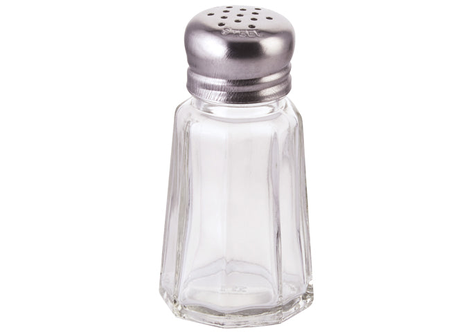 Winco G-105, G-106 and G-117 1oz, 2oz and 3oz Mushroom Tops Paneled Shakers