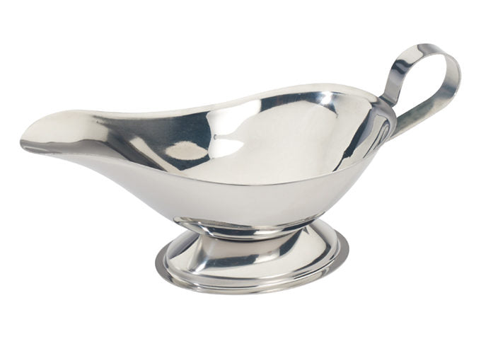 Winco GBS-10 to GBS-8 10oz, 3oz, 5oz, and 8oz Stainless Steel Gravy Boat