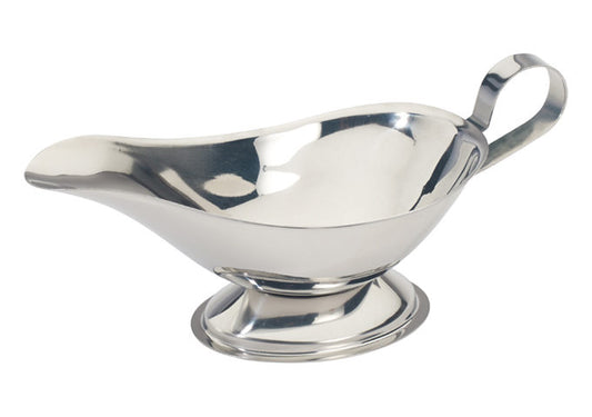 Winco GBS-10 to GBS-8 10oz, 3oz, 5oz, and 8oz Stainless Steel Gravy Boat