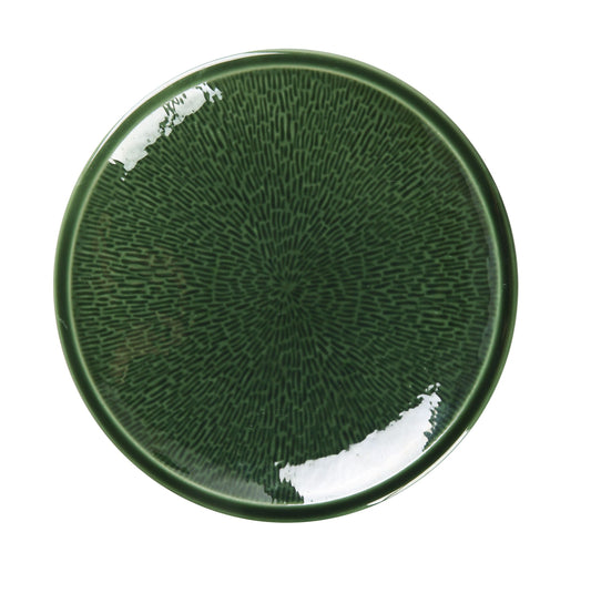Yanco Round Plate GG-110 brings striking elegance to any table setting with its vibrant green glaze and refined chinaware craftsmanship. Designed to elevate everyday dining, it features a detailed textured pattern that enhances visual appeal while offering durable performance for both home and commercial use. Ideal for salads, appetizers, desserts, or small entrées, this plate beautifully complements the full Green Gem collection, transforming ordinary meals into stunning presentations.