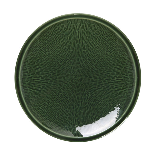 Yanco Round Plate GG-111 brings striking elegance to any table setting with its vibrant green glaze and refined chinaware craftsmanship. Designed to elevate everyday dining, it features a detailed textured pattern that enhances visual appeal while offering durable performance for both home and commercial use. Ideal for salads, appetizers, desserts, or small entrées, this plate beautifully complements the full Green Gem collection, transforming ordinary meals into stunning presentations.