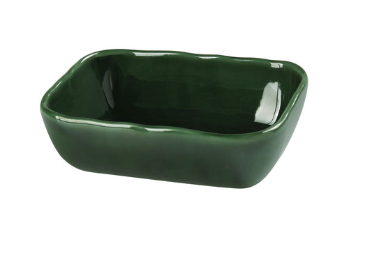 Yanco Rectangular Bowl GG-303 brings refined charm to any table with its vibrant green glaze and durable chinaware construction. Perfect for serving dipping sauces, condiments, small sides, or tasting portions, it features softly rounded edges and a smooth finish that enhances presentation while remaining practical for everyday or commercial use. The Green Gem collection elevates even the smallest dishes, transforming ordinary service into a polished dining experience.