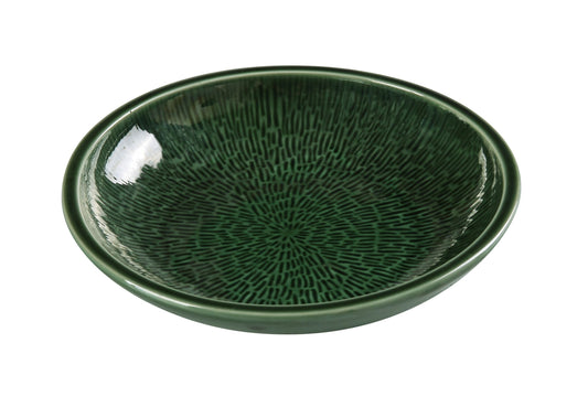 Yanco Salad/Pasta Bowl GG-610 brings striking elegance to any table with its vibrant green glaze and durable chinaware construction. Designed with a wide, open shape ideal for salads, pasta dishes, noodles, and hearty entrées, it enhances presentation while offering exceptional durability for both home and commercial use. The Green Gem collection transforms everyday dining into a visually stunning experience, making this bowl a standout choice for restaurants, cafés, catering services