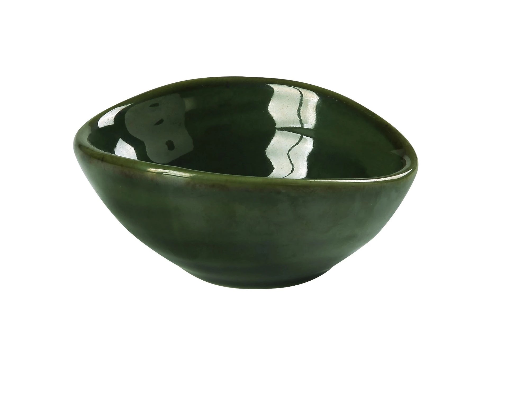 Yanco Olive Sauce Dish GG-804 brings refined elegance to small-portion service with its deep green glaze and smooth oval shape. Crafted from durable chinaware, this 2 oz dish is perfect for serving sauces, dips, condiments, olives, garnishes, and tasting portions. Its curved form and glossy finish elevate presentation while offering reliable durability for both commercial and home use. 