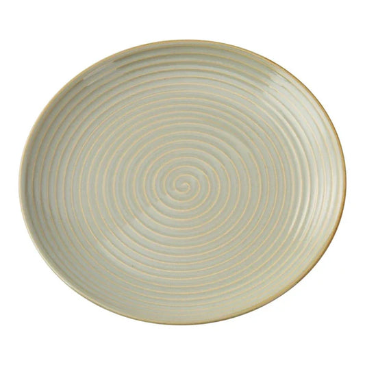 Yanco Coupe Plate GO-207 is a sophisticated addition to the Golden Coast collection. Made from high-quality chinaware, this bread and butter plate showcases elegant earthy tones and concentric circles, beautifully accented by a golden rim for a refined touch.&nbsp;Its round coupe design offers a sleek, modern look, making it perfect for serving bread, appetizers, or small dishes in restaurants, cafés, and fine dining settings. The tea green color adds warmth and charm, enhancing any table presentation.