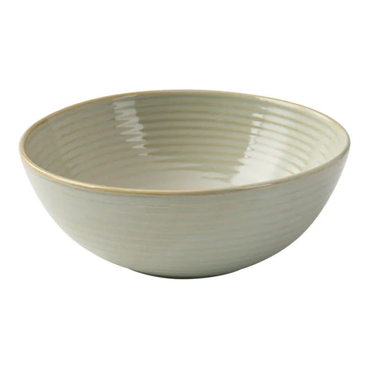 Yanco Bowl GO-508 is a refined and versatile addition to the Golden Coast collection. Crafted from high-quality chinaware, this round serving bowl features elegant earthy tones and concentric circles, beautifully accented by a golden rim for a sophisticated touch.&nbsp;Ideal for serving shared dishes, salads, or side portions, this bowl is perfect for upscale restaurants, cafés, and fine dining settings. The tea green color adds warmth and charm, making it a stylish and functional tableware choice.