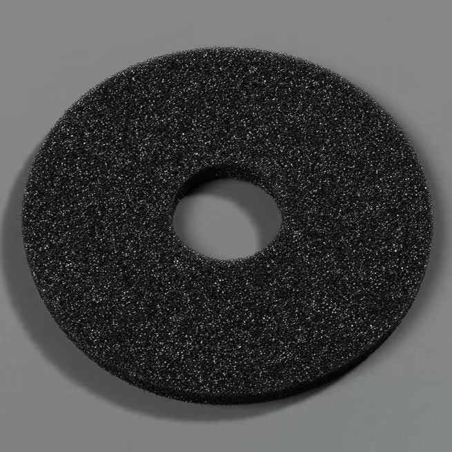 Black Replacement Sponges for 3 Tier Glass Rimmer Unit, 5-1/2 Inch Diameter, GR09RS03, 12/case