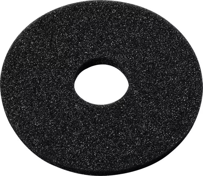 Black Replacement Sponges for 3 Tier Glass Rimmer Unit, 5-1/2 Inch Diameter, GR09RS03, 12/case