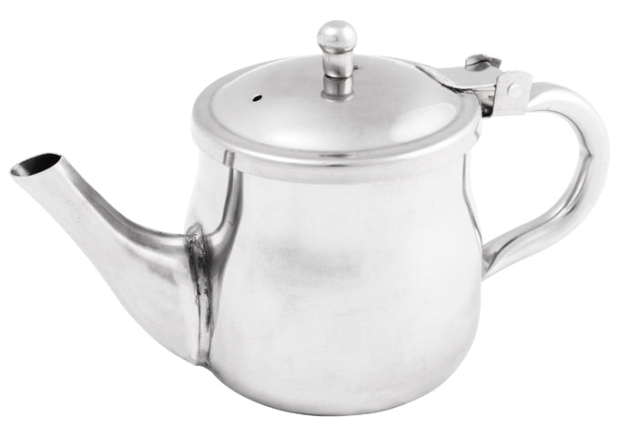 Winco GS-10 10 oz Stainless Steel Gooseneck Server - Catering Events, Bars and Pubs, Hotels and Resorts