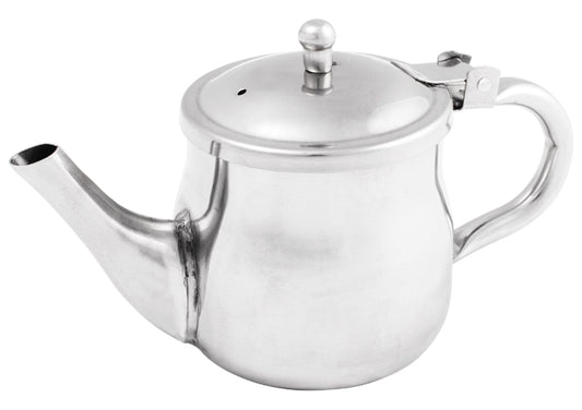 Winco GS-10 10 oz Stainless Steel Gooseneck Server - Catering Events, Bars and Pubs, Hotels and Resorts