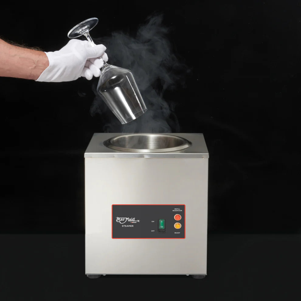 Winco GSS-04-I/GSS-04, 110V/220V Bar Maid Electric Glass Steamer