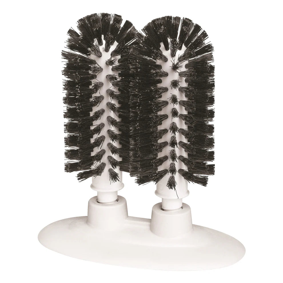Winco GWM-200/300, 2-3 Brushes, Suction Cup Base Manual Glass Washer
