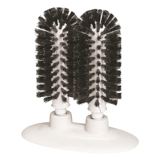 Winco GWM-200/300, 2-3 Brushes, Suction Cup Base Manual Glass Washer