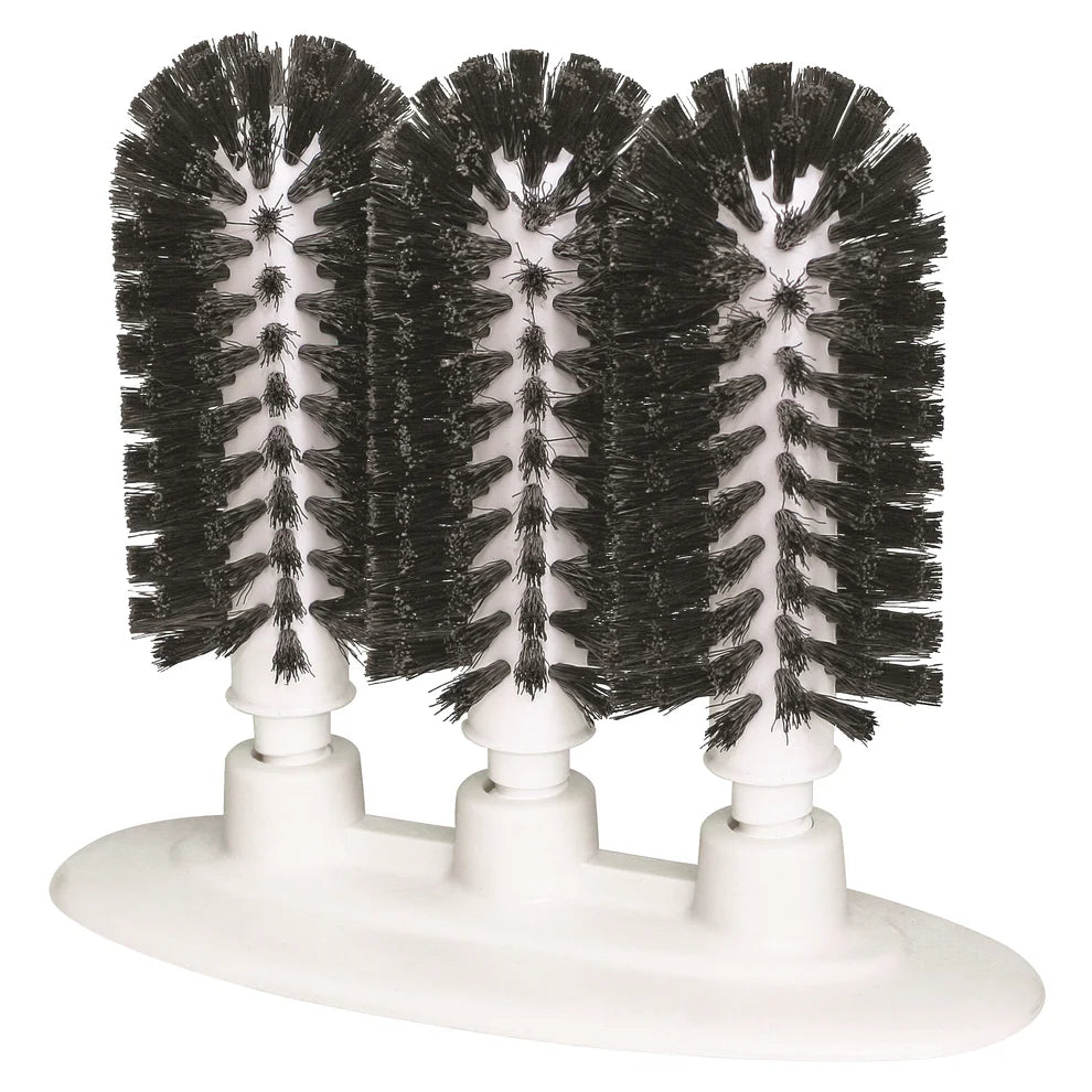 Winco GWM-200/300, 2-3 Brushes, Suction Cup Base Manual Glass Washer