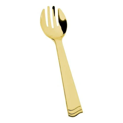 Polished salad fork in Gold, Silver, and Rose Gold. Elegant and durable serving utensil for salads, ideal for weddings, events, fine dining, and upscale table settings.