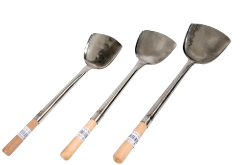 Hand hammered shovel