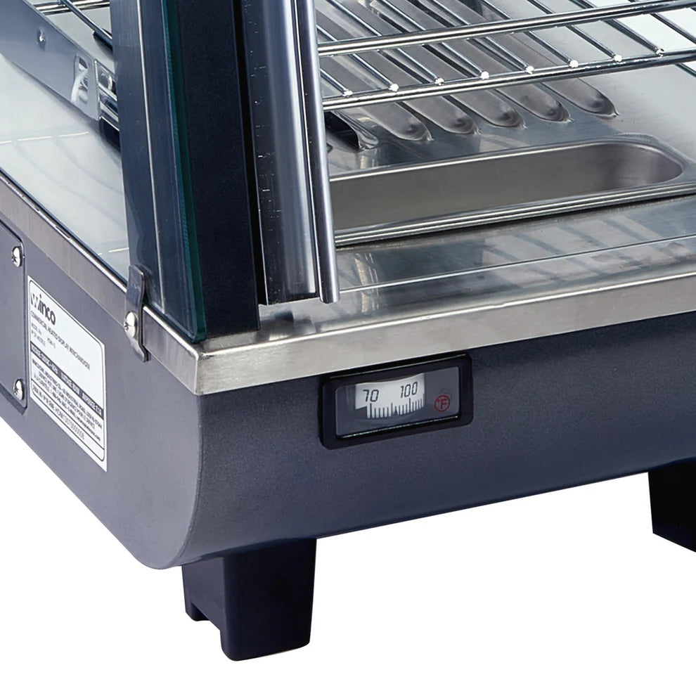 Winco HDM-13/26, 120V, 850W/1050W Heated Display Merchandiser