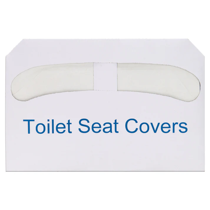 Half-Fold Toilet Seat Cover 10/Pack provide a clean and sterile service to your customers and won't take up too much space in the bathroom. A must-have in any busy restaurant or cafe restroom, this refill pack contains 250 sheets.