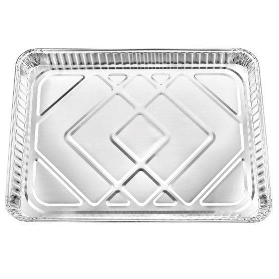 Durable aluminum half-size cookie sheet for baking, roasting, and more. Commercial-grade, rust-resistant, and warp-proof for even heat distribution. Perfect for home bakers and professional chefs.