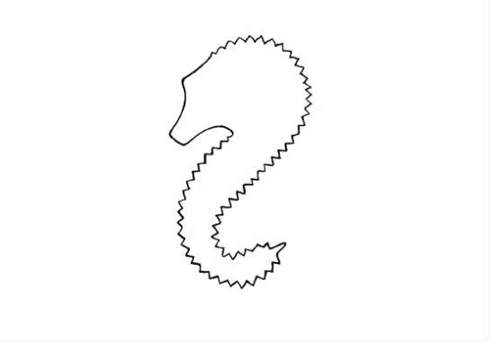 Seahorse veggie cutter