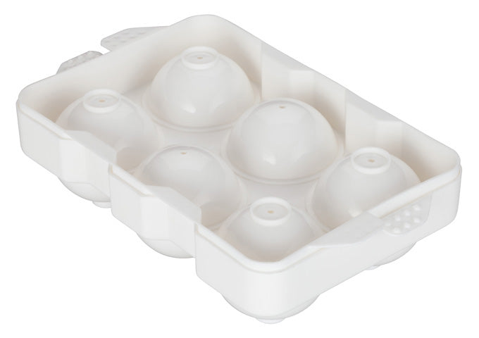 Winco ICCP-6W 6 compartments White Plastic Ice cube tray